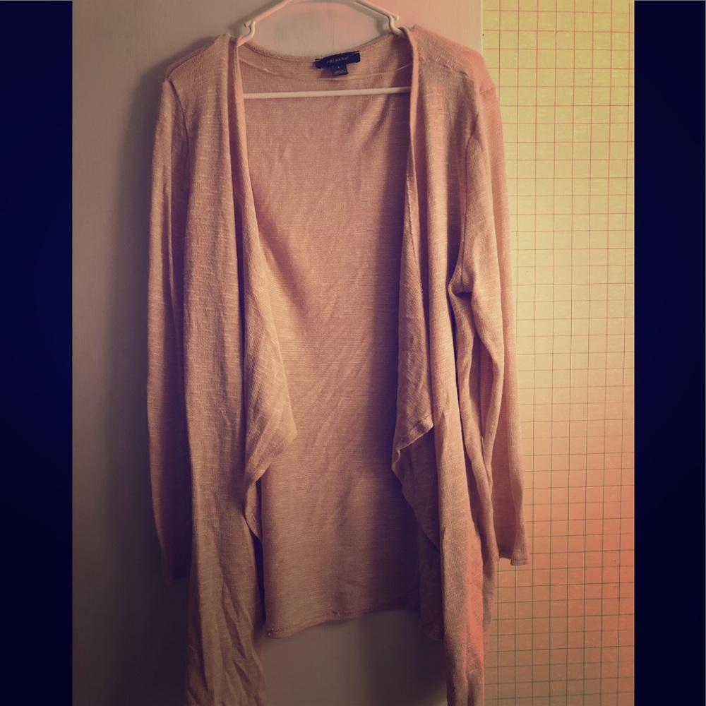 Primark pink cardigan